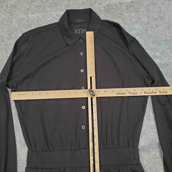 ATM Anthony Thomas Melillo Jumpsuit Womens Small Utility Painter Carpenter - Picture 2 of 11